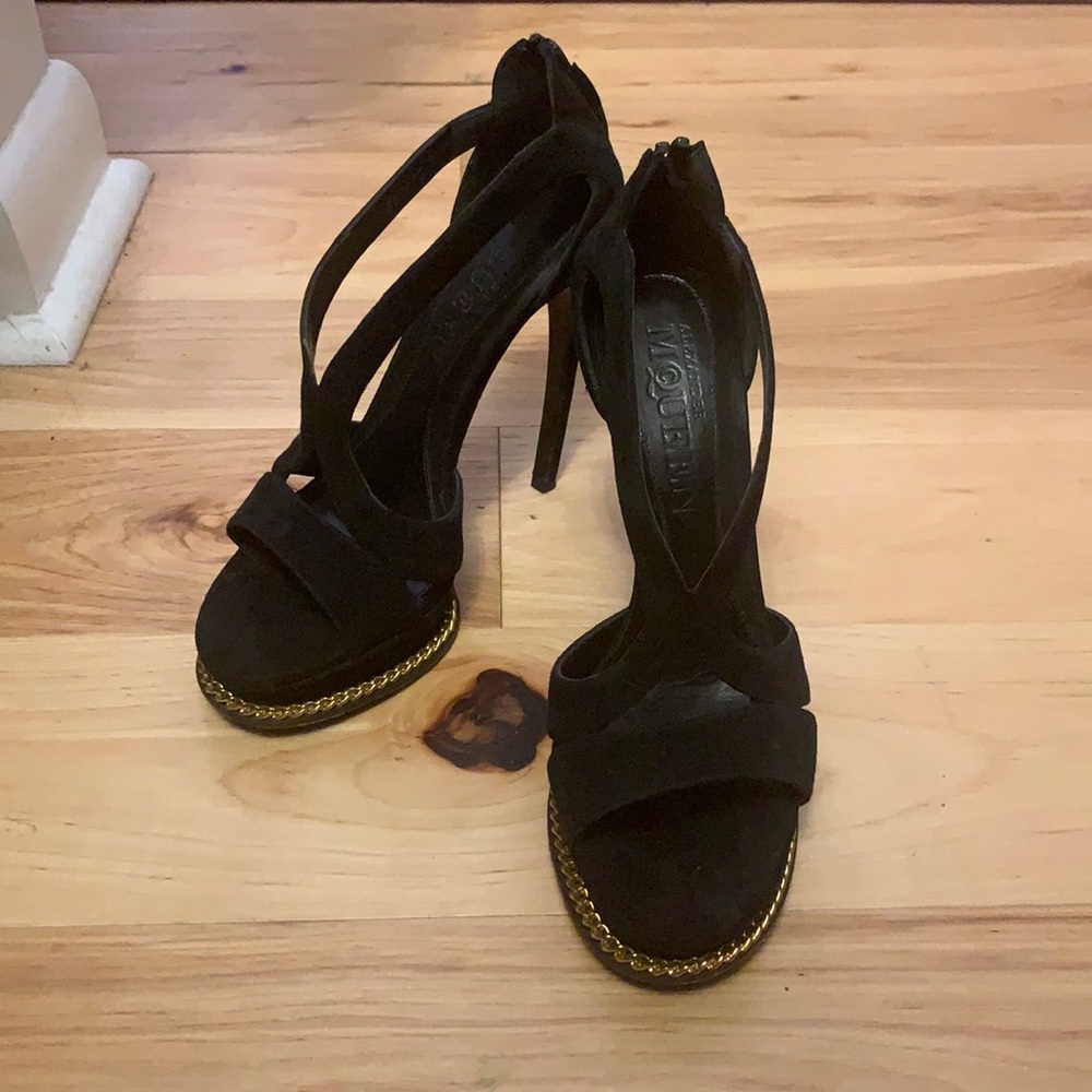 Alexander McQueen Black Heels